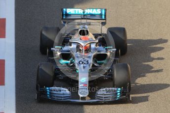 World © Octane Photographic Ltd. Formula 1 – Abu Dhabi Pirelli Tyre Test. Mercedes AMG Petronas Motorsport AMG F1 W10 EQ Power+ - George Russell. Yas Marina Circuit, Abu Dhabi, UAE. Wednesday 4th December 2019.