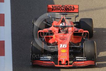 World © Octane Photographic Ltd. Formula 1 – Abu Dhabi Pirelli Tyre Test. Scuderia Ferrari SF90 – Charles Leclerc. Yas Marina Circuit, Abu Dhabi, UAE. Wednesday 4th December 2019.