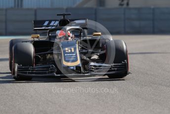 World © Octane Photographic Ltd. Formula 1 – Abu Dhabi Pirelli Tyre Test. Haas F1 Team VF19 – Pietro Fittipaldi. Yas Marina Circuit, Abu Dhabi, UAE. Wednesday 4th December 2019.