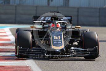 World © Octane Photographic Ltd. Formula 1 – Abu Dhabi Pirelli Tyre Test. Haas F1 Team VF19 – Pietro Fittipaldi. Yas Marina Circuit, Abu Dhabi, UAE. Wednesday 4th December 2019.