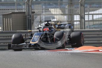 World © Octane Photographic Ltd. Formula 1 – Abu Dhabi Pirelli Tyre Test. Haas F1 Team VF19 – Pietro Fittipaldi. Yas Marina Circuit, Abu Dhabi, UAE. Wednesday 4th December 2019.