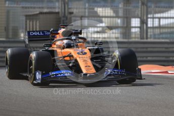 World © Octane Photographic Ltd. Formula 1 – Abu Dhabi Pirelli Tyre Test. McLaren MCL34 – Carlos Sainz. Yas Marina Circuit, Abu Dhabi, UAE. Wednesday 4th December 2019.