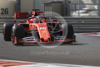 World © Octane Photographic Ltd. Formula 1 – Abu Dhabi Pirelli Tyre Test. Scuderia Ferrari SF90 – Charles Leclerc. Yas Marina Circuit, Abu Dhabi, UAE. Wednesday 4th December 2019.