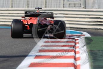 World © Octane Photographic Ltd. Formula 1 – Abu Dhabi Pirelli Tyre Test. Scuderia Ferrari SF90 – Charles Leclerc. Yas Marina Circuit, Abu Dhabi, UAE. Wednesday 4th December 2019.