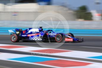 World © Octane Photographic Ltd. Formula 1 – Abu Dhabi Pirelli Tyre Test. Scuderia Toro Rosso STR14 – Pierre Gasly. Yas Marina Circuit, Abu Dhabi, UAE. Wednesday 4th December 2019.