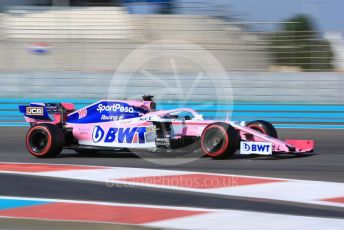 World © Octane Photographic Ltd. Formula 1 – Abu Dhabi Pirelli Tyre Test. SportPesa Racing Point RP19 – Lance Stroll. Yas Marina Circuit, Abu Dhabi, UAE. Wednesday 4th December 2019.