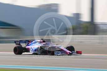 World © Octane Photographic Ltd. Formula 1 – Abu Dhabi Pirelli Tyre Test. SportPesa Racing Point RP19 – Lance Stroll. Yas Marina Circuit, Abu Dhabi, UAE. Wednesday 4th December 2019.