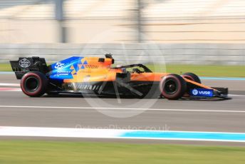 World © Octane Photographic Ltd. Formula 1 – Abu Dhabi Pirelli Tyre Test. McLaren MCL34 – Carlos Sainz. Yas Marina Circuit, Abu Dhabi, UAE. Wednesday 4th December 2019.