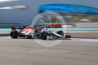 World © Octane Photographic Ltd. Formula 1 – Abu Dhabi Pirelli Tyre Test. Alfa Romeo Racing C38 – Antonio Giovinazzi. Yas Marina Circuit, Abu Dhabi, UAE. Wednesday 4th December 2019.