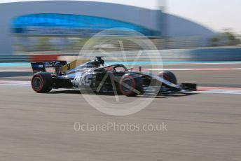 World © Octane Photographic Ltd. Formula 1 – Abu Dhabi Pirelli Tyre Test. Haas F1 Team VF19 – Pietro Fittipaldi. Yas Marina Circuit, Abu Dhabi, UAE. Wednesday 4th December 2019.