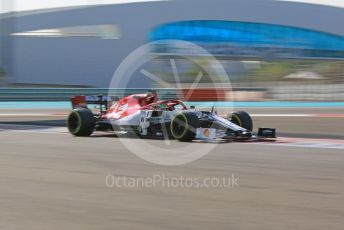 World © Octane Photographic Ltd. Formula 1 – Abu Dhabi Pirelli Tyre Test. Alfa Romeo Racing C38 – Antonio Giovinazzi. Yas Marina Circuit, Abu Dhabi, UAE. Wednesday 4th December 2019.