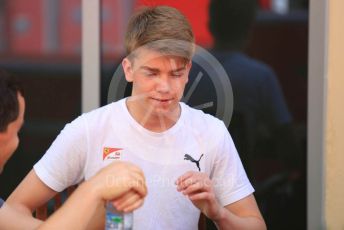 World © Octane Photographic Ltd. Formula 1 – Abu Dhabi Pirelli Tyre Test. Ferrari Academy driver and reigning FIA F3 Champion Robert Shwartzman -  Yas Marina Circuit, Abu Dhabi, UAE. Wednesday 4th December 2019.