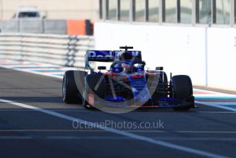 World © Octane Photographic Ltd. Formula 1 – Abu Dhabi Pirelli Tyre Test. Scuderia Toro Rosso STR14 – Pierre Gasly. Yas Marina Circuit, Abu Dhabi, UAE. Wednesday 4th December 2019.