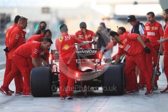World © Octane Photographic Ltd. Formula 1 – Abu Dhabi Pirelli Tyre Test. Scuderia Ferrari SF90 – Charles Leclerc. Yas Marina Circuit, Abu Dhabi, UAE. Wednesday 4th December 2019.