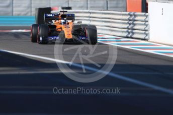World © Octane Photographic Ltd. Formula 1 – Abu Dhabi Pirelli Tyre Test. McLaren MCL34 – Carlos Sainz. Yas Marina Circuit, Abu Dhabi, UAE. Wednesday 4th December 2019.