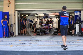 World © Octane Photographic Ltd. Formula 1 – Abu Dhabi Pirelli Tyre Test. Scuderia Toro Rosso STR14 – Pierre Gasly. Yas Marina Circuit, Abu Dhabi, UAE. Wednesday 4th December 2019.