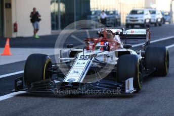 World © Octane Photographic Ltd. Formula 1 – Abu Dhabi Pirelli Tyre Test. Alfa Romeo Racing C38 – Antonio Giovinazzi. Yas Marina Circuit, Abu Dhabi, UAE. Wednesday 4th December 2019.