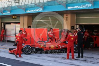 World © Octane Photographic Ltd. Formula 1 – Abu Dhabi Pirelli Tyre Test. Scuderia Ferrari SF90 – Charles Leclerc. Yas Marina Circuit, Abu Dhabi, UAE. Wednesday 4th December 2019.