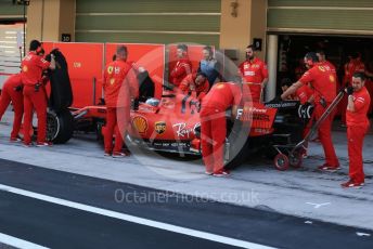World © Octane Photographic Ltd. Formula 1 – Abu Dhabi Pirelli Tyre Test. Scuderia Ferrari SF90 – Charles Leclerc. Yas Marina Circuit, Abu Dhabi, UAE. Wednesday 4th December 2019.