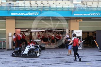 World © Octane Photographic Ltd. Formula 1 – Abu Dhabi Pirelli Tyre Test. Alfa Romeo Racing C38 – Antonio Giovinazzi. Yas Marina Circuit, Abu Dhabi, UAE. Wednesday 4th December 2019.