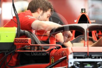 World © Octane Photographic Ltd. Formula 1 – Abu Dhabi GP - Paddock. Scuderia Ferrari SF90 – Charles Leclerc. Yas Marina Circuit, Abu Dhabi, UAE. Thursday 28th November 2019.