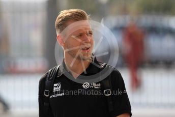 World © Octane Photographic Ltd. Formula 1 – Abu Dhabi GP - Paddock. Haas F1 Team VF19 – Kevin Magnussen. Yas Marina Circuit, Abu Dhabi, UAE. Thursday 28th November 2019.