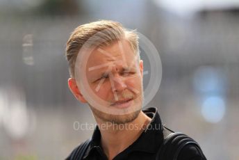 World © Octane Photographic Ltd. Formula 1 – Abu Dhabi GP - Paddock. Haas F1 Team VF19 – Kevin Magnussen. Yas Marina Circuit, Abu Dhabi, UAE. Thursday 28th November 2019.