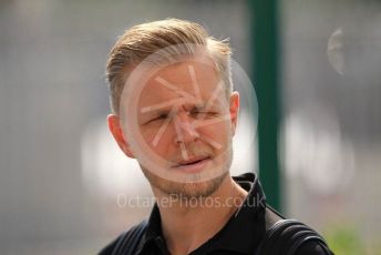 World © Octane Photographic Ltd. Formula 1 – Abu Dhabi GP - Paddock. Haas F1 Team VF19 – Kevin Magnussen. Yas Marina Circuit, Abu Dhabi, UAE. Thursday 28th November 2019.