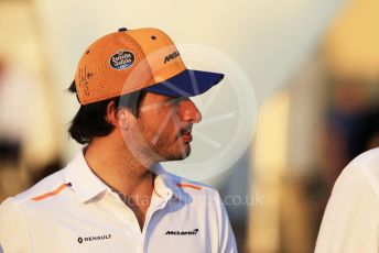 World © Octane Photographic Ltd. Formula 1 – Abu Dhabi GP - Paddock. McLaren MCL34 – Carlos Sainz. Yas Marina Circuit, Abu Dhabi, UAE. Thursday 28th November 2019.