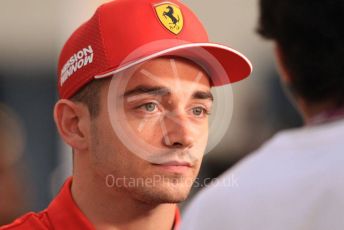 World © Octane Photographic Ltd. Formula 1 – Abu Dhabi GP - Paddock. Scuderia Ferrari SF90 – Charles Leclerc. Yas Marina Circuit, Abu Dhabi, UAE. Thursday 28th November 2019.