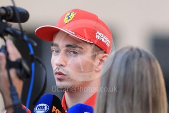 World © Octane Photographic Ltd. Formula 1 – Abu Dhabi GP - Paddock. Scuderia Ferrari SF90 – Charles Leclerc. Yas Marina Circuit, Abu Dhabi, UAE. Thursday 28th November 2019.