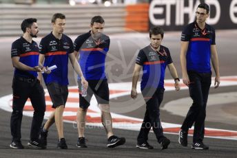 World © Octane Photographic Ltd. Formula 1 – Abu Dhabi GP - Track Walk. Scuderia Toro Rosso STR14 – Daniil Kvyat. Yas Marina Circuit, Abu Dhabi, UAE. Thursday 28th November 2019.