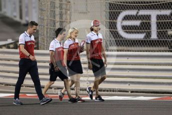 World © Octane Photographic Ltd. Formula 1 – Abu Dhabi GP - Track Walk. Alfa Romeo Racing C38 – Antonio Giovinazzi. Yas Marina Circuit, Abu Dhabi, UAE. Thursday 28th November 2019.