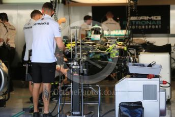 World © Octane Photographic Ltd. Formula 1 – Abu Dhabi GP - Setup. Mercedes AMG Petronas Motorsport AMG F1 W10 EQ Power+ - Lewis Hamilton. Yas Marina Circuit, Abu Dhabi, UAE. Thursday 28th November 2019.