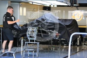 World © Octane Photographic Ltd. Formula 1 – Abu Dhabi GP - Setup. Haas F1 Team VF19 – Romain Grosjean. Yas Marina Circuit, Abu Dhabi, UAE. Thursday 28th November 2019.