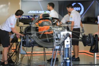 World © Octane Photographic Ltd. Formula 1 – Abu Dhabi GP - Setup. McLaren MCL34. Yas Marina Circuit, Abu Dhabi, UAE. Thursday 28th November 2019.