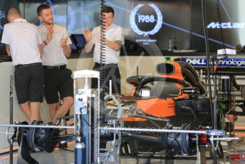 World © Octane Photographic Ltd. Formula 1 – Abu Dhabi GP - Setup. McLaren MCL34. Yas Marina Circuit, Abu Dhabi, UAE. Thursday 28th November 2019.