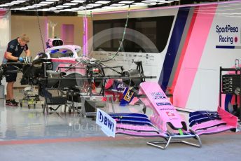 World © Octane Photographic Ltd. Formula 1 – Abu Dhabi GP - Setup. SportPesa Racing Point RP19 - Sergio Perez. Yas Marina Circuit, Abu Dhabi, UAE. Thursday 28th November 2019.