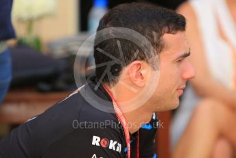 World © Octane Photographic Ltd. Formula 1 – Abu Dhabi GP - Paddock. ROKiT Williams Racing FW 42 - Nicholas Latifi. Yas Marina Circuit, Abu Dhabi, UAE. Thursday 28th November 2019.