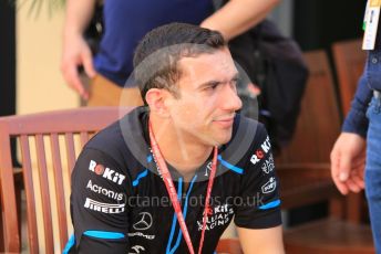 World © Octane Photographic Ltd. Formula 1 – Abu Dhabi GP - Paddock. ROKiT Williams Racing FW 42 - Nicholas Latifi. Yas Marina Circuit, Abu Dhabi, UAE. Thursday 28th November 2019.