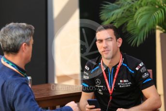 World © Octane Photographic Ltd. Formula 1 – Abu Dhabi GP - Paddock. ROKiT Williams Racing FW 42 - Nicholas Latifi. Yas Marina Circuit, Abu Dhabi, UAE. Thursday 28th November 2019.