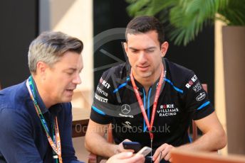 World © Octane Photographic Ltd. Formula 1 – Abu Dhabi GP - Paddock. ROKiT Williams Racing FW 42 - Nicholas Latifi. Yas Marina Circuit, Abu Dhabi, UAE. Thursday 28th November 2019.