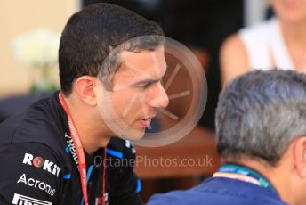 World © Octane Photographic Ltd. Formula 1 – Abu Dhabi GP - Paddock. ROKiT Williams Racing FW 42 - Nicholas Latifi. Yas Marina Circuit, Abu Dhabi, UAE. Thursday 28th November 2019.