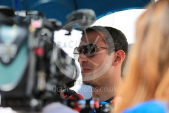 World © Octane Photographic Ltd. Formula 1 – Abu Dhabi GP - Paddock. ROKiT Williams Racing FW 42 - Nicholas Latifi. Yas Marina Circuit, Abu Dhabi, UAE. Thursday 28th November 2019.