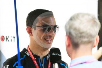 World © Octane Photographic Ltd. Formula 1 – Abu Dhabi GP - Paddock. ROKiT Williams Racing FW 42 - Nicholas Latifi. Yas Marina Circuit, Abu Dhabi, UAE. Thursday 28th November 2019.