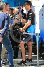 World © Octane Photographic Ltd. Formula 1 – Abu Dhabi GP - Paddock. ROKiT Williams Racing FW 42 - Nicholas Latifi. Yas Marina Circuit, Abu Dhabi, UAE. Thursday 28th November 2019.