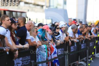 World © Octane Photographic Ltd. Formula 1 – Abu Dhabi GP - Paddock. Mercedes fans in the pitlane. Yas Marina Circuit, Abu Dhabi, UAE. Thursday 28th November 2019.