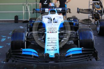 World © Octane Photographic Ltd. Formula 1 – Abu Dhabi GP - Scrutineering. ROKiT Williams Racing FW 42 – George Russell. Yas Marina Circuit, Abu Dhabi, UAE. Thursday 28th November 2019.