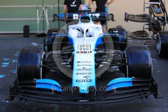 World © Octane Photographic Ltd. Formula 1 – Abu Dhabi GP - Scrutineering. ROKiT Williams Racing FW 42 – George Russell. Yas Marina Circuit, Abu Dhabi, UAE. Thursday 28th November 2019.