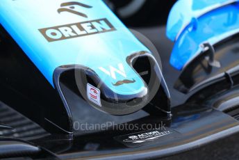 World © Octane Photographic Ltd. Formula 1 – Abu Dhabi GP - Scrutineering. ROKiT Williams Racing FW 42 – George Russell. Yas Marina Circuit, Abu Dhabi, UAE. Thursday 28th November 2019.